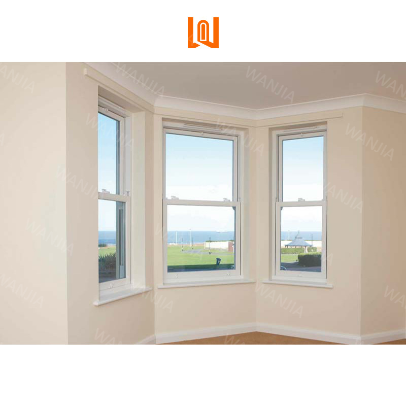 Modern Design Plastic PVC Window Vertical Sliding UPVC Glass Window