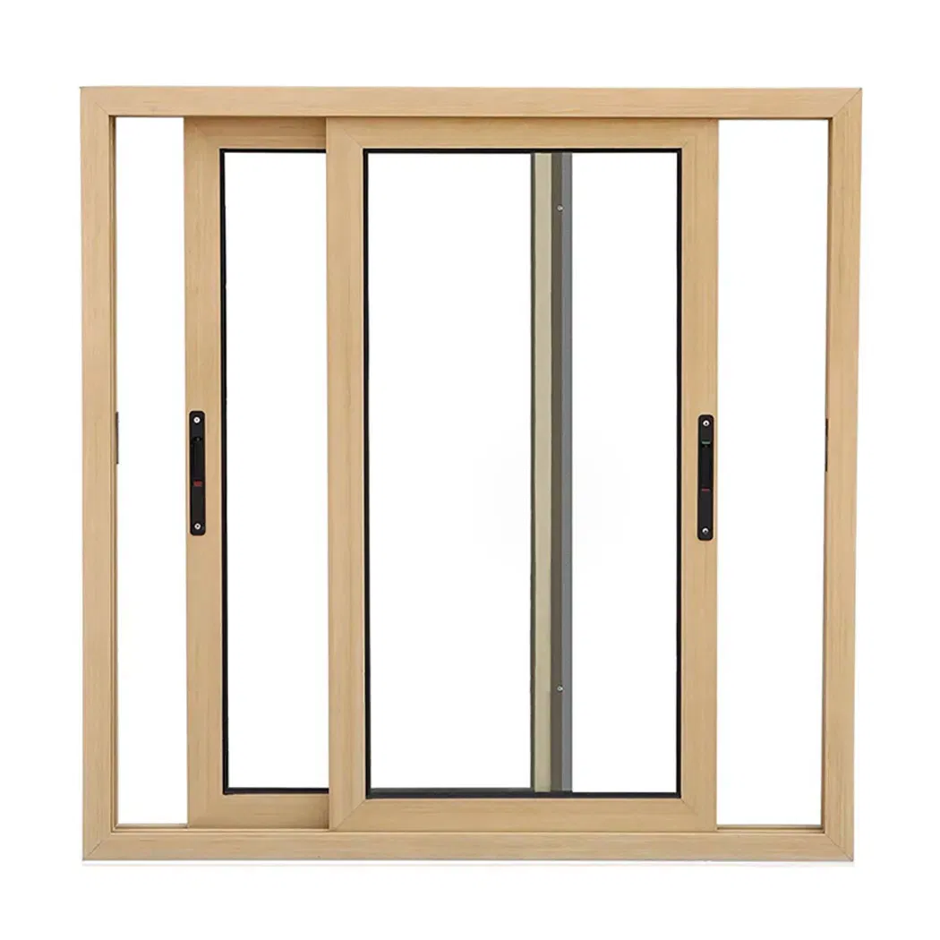 Low-E Glass Argon Filled Modern Frame Soundproof Sliding Window for Climate Control