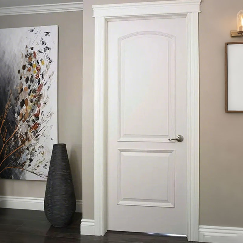 Modern Composite Solid Core Interior Shaker Door Oak Veneer Finished Painting Wooden Flush Door