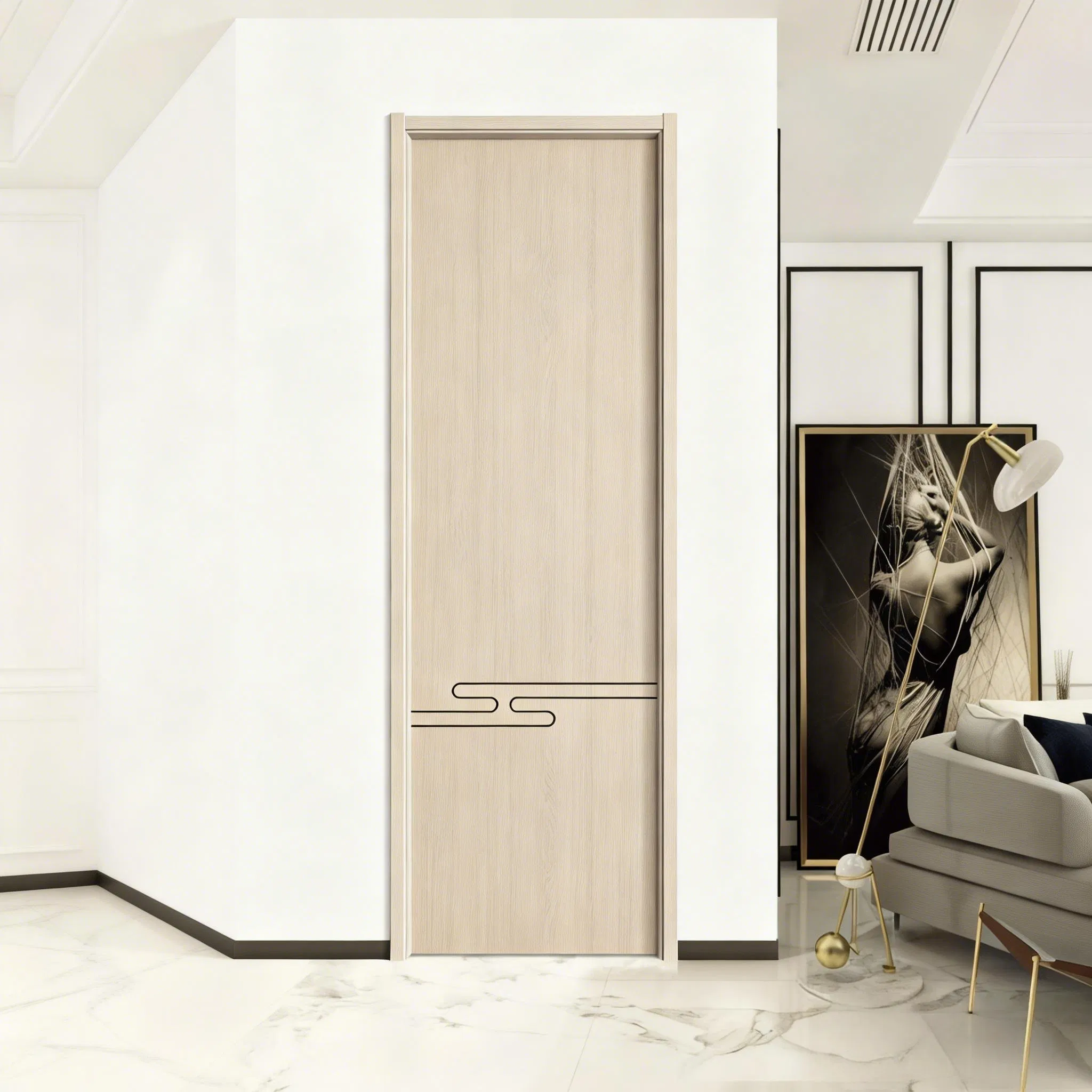 Entrance Security Door Metal Wooden Steel Exterior Front Wrought Iron Door Steel Home Turkish PVC Metal Wood Door Security Interior Pivot Door for Sale