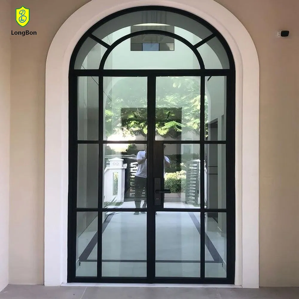 Inswing Wrought Iron French Double Doors - Entry French Door