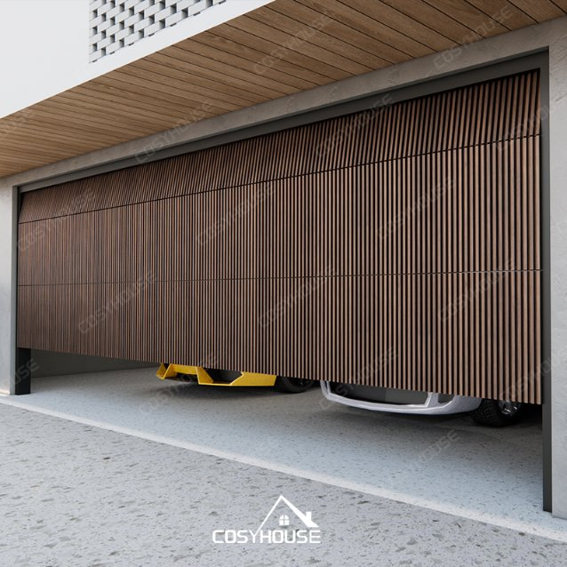 Modern Aluminum Bi-Fold Garage Door for Residential Villa