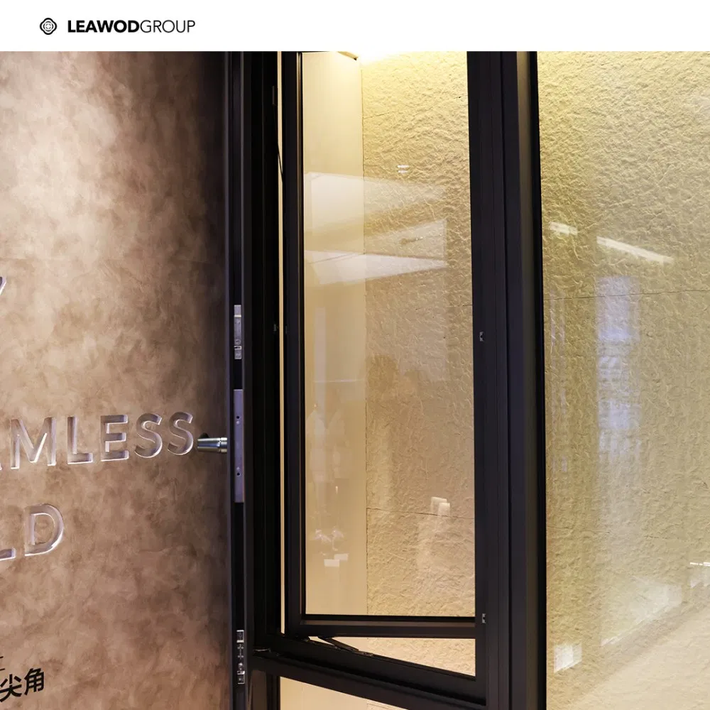 Energy Saving Thermally Broken Aluminum Aluminium Powder Coating Soundproof Heat Insulation Casement Window for Home Hotel Hospital with Flyscreen