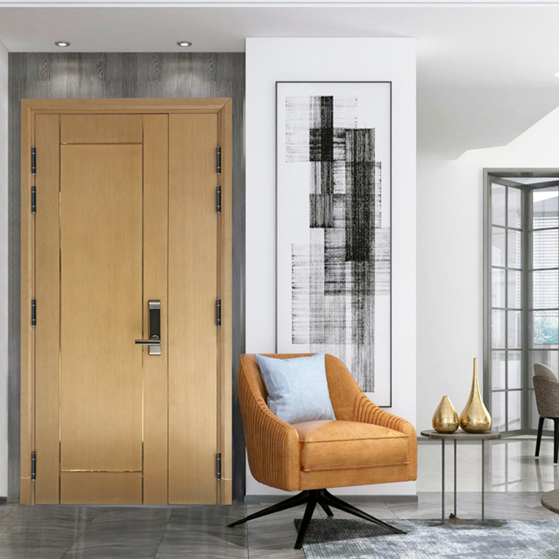 Fireproof Hotel HPL Laminated Fire Proof Guest Room Melamine Wooden Solid Timber Nature Veneer Fire Rated Flush Wood Doors