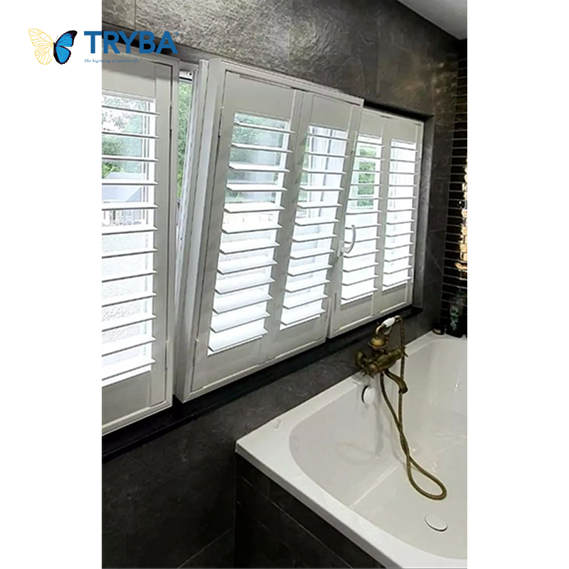 High Impact Anti-Fall Device Anti-Static Coating UPVC Tilt and Turn Window