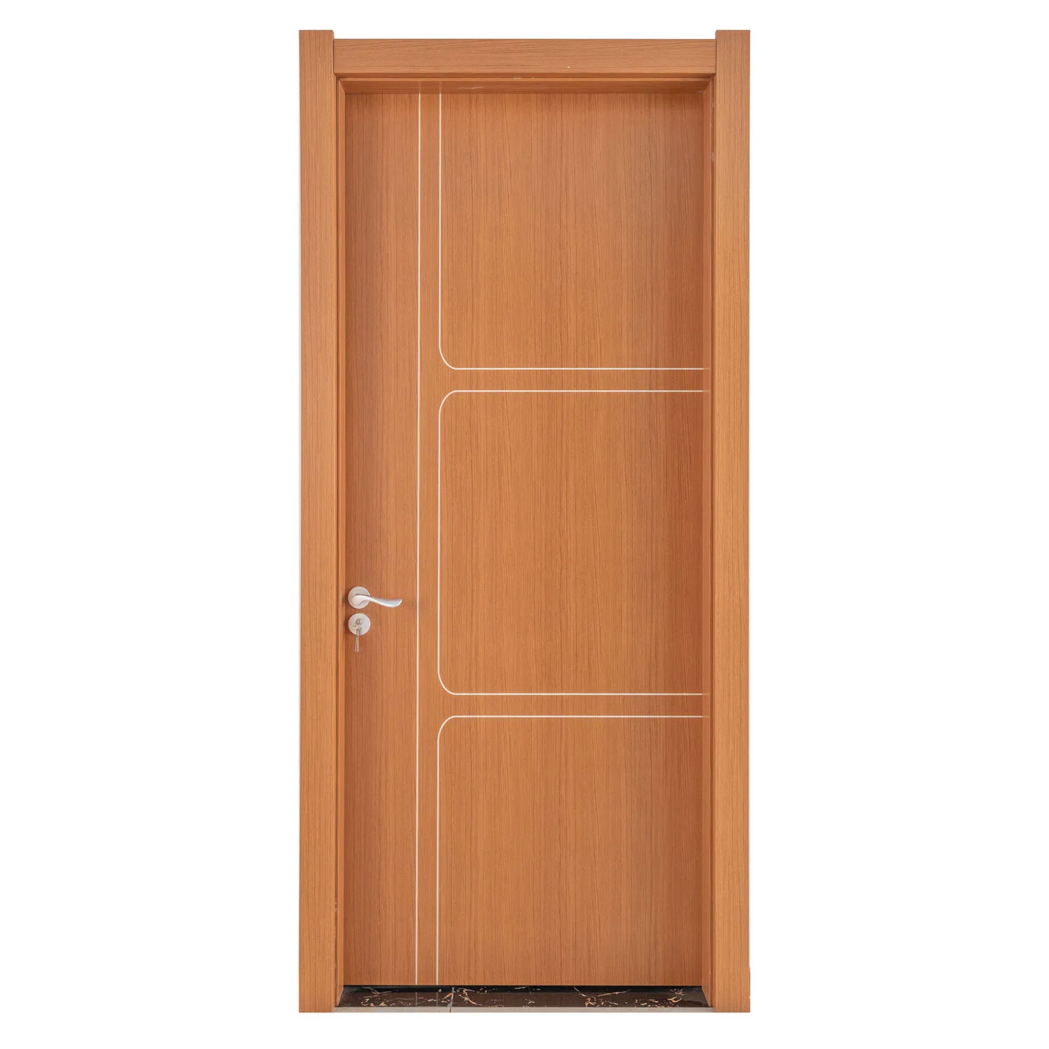 White Primer Interior Hollow Core Wooden Solid Wood Door