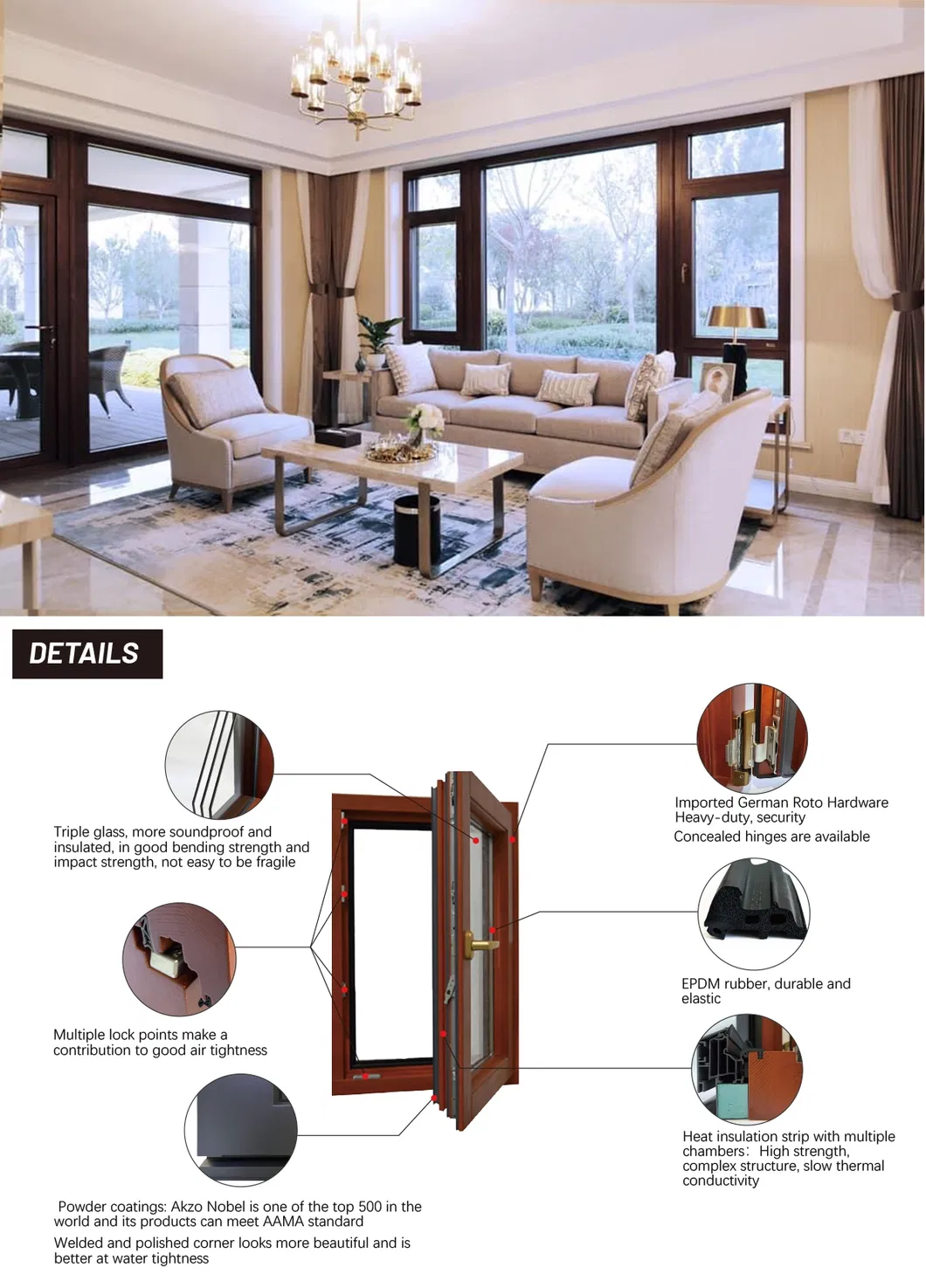 Energy Efficient Wooden Window