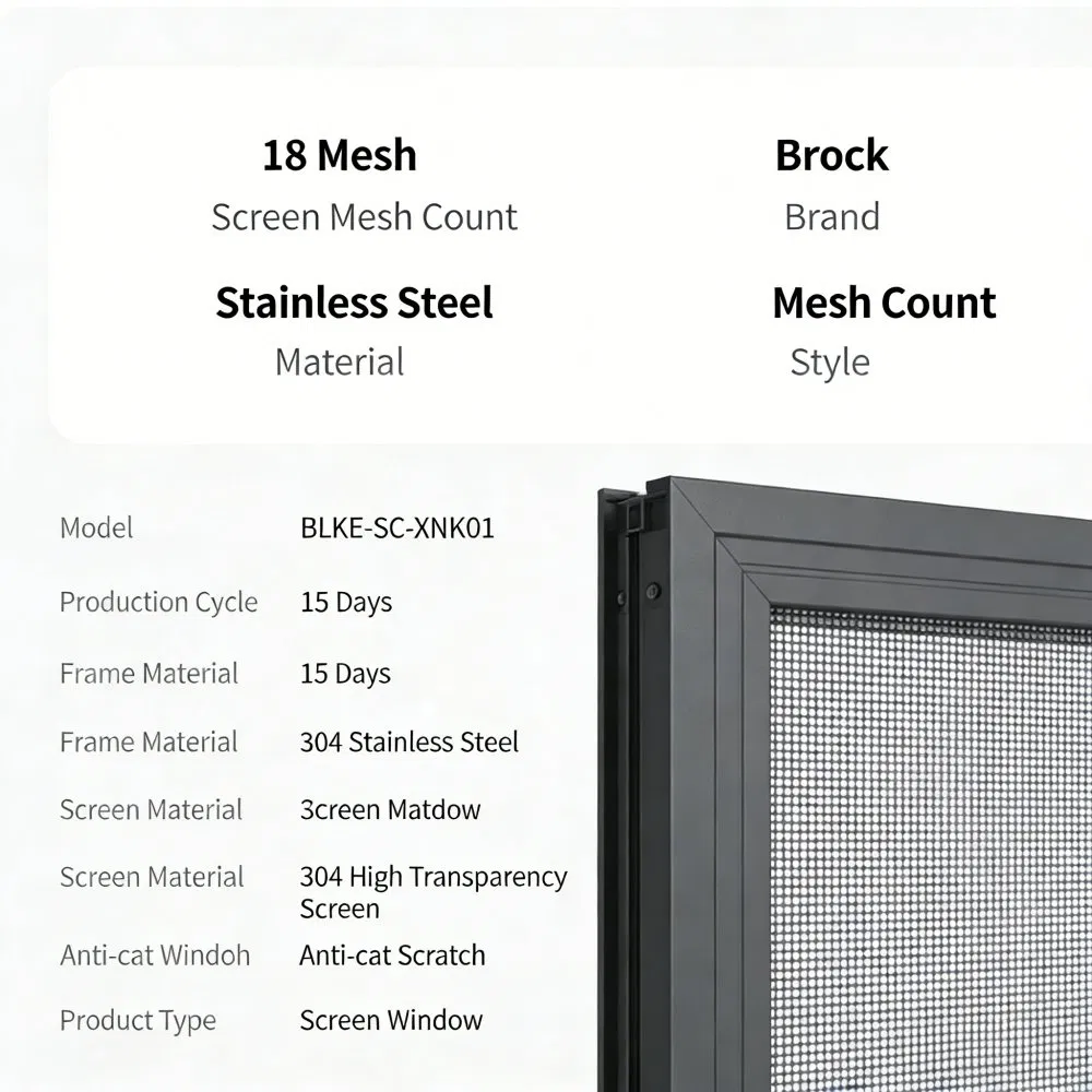 High Quality Drill-Free, Anti-Theft, High Clarity, Mosquito-Proof Aluminum Alloy Interior Casement Window for House