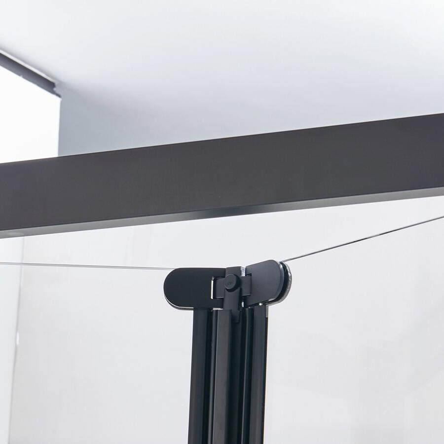 Bi-Fold Shower Screen Folding Tempered Glass Door Discount Price