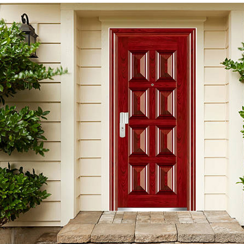 Made in China New Design Wholesale Steel Security Door.