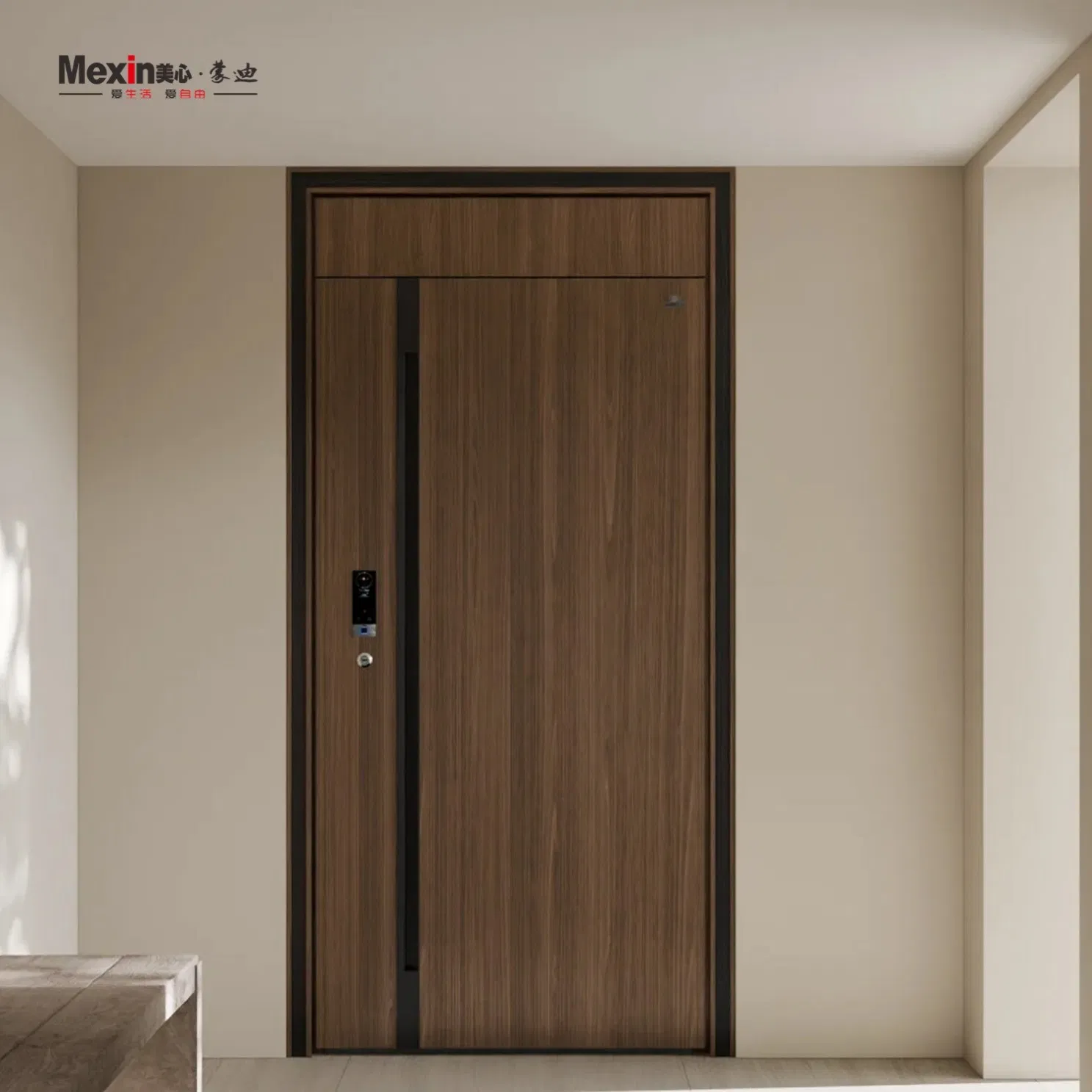 Mexin High Quality Steel Door Ghana Steel Security Exterior Anti Theft Hollow Metal Turkish Ghanainterior Door Heavy-Duty Aluminum for Main Entrance Door