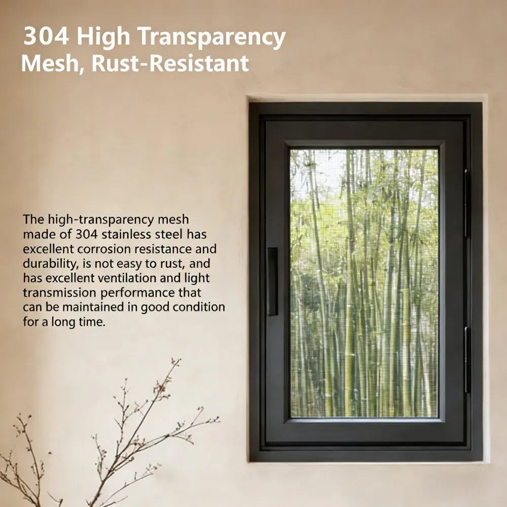 High Quality Drill-Free, Anti-Theft, High Clarity, Mosquito-Proof Aluminum Alloy Interior Casement Window for House