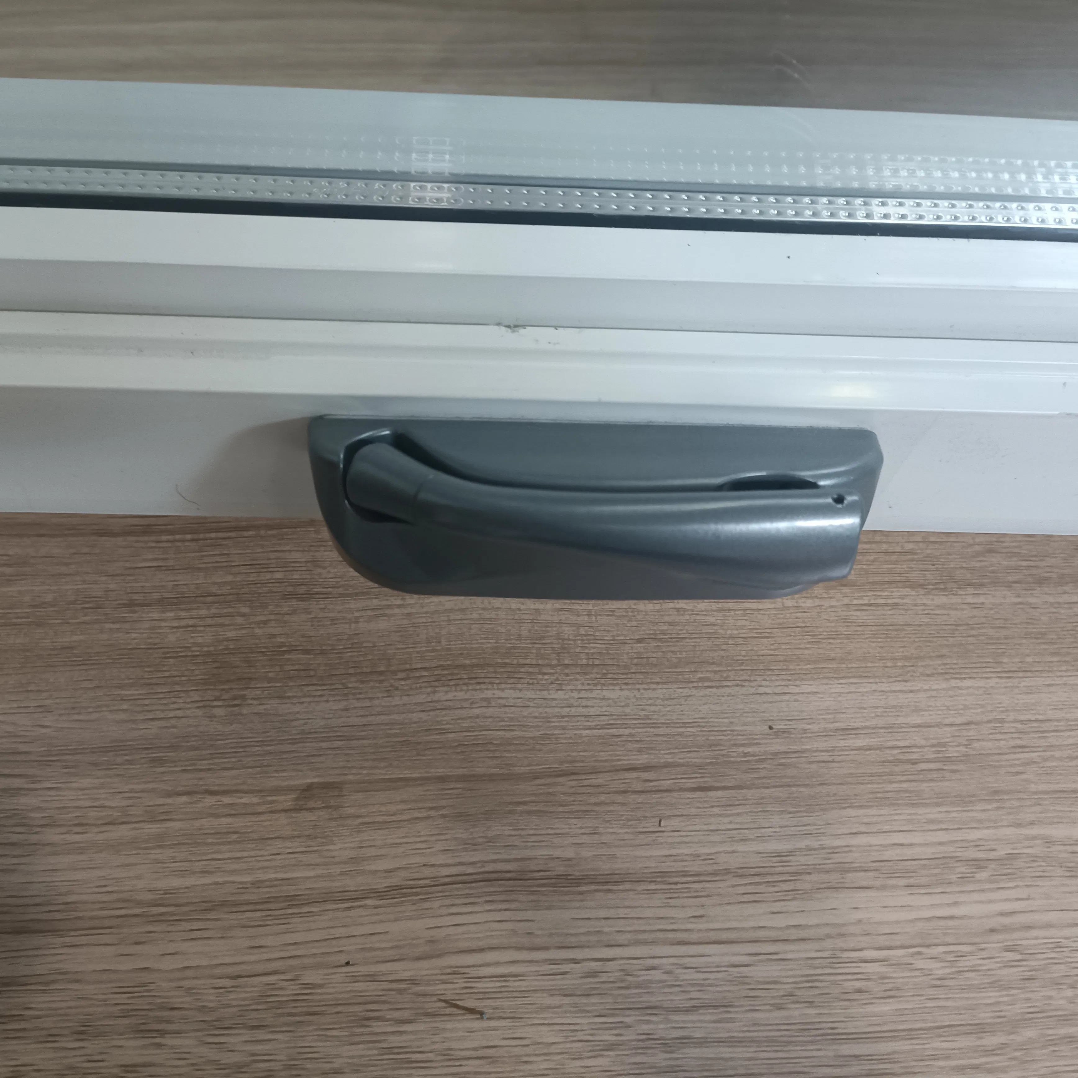 Double Glaze Hand Crank Opening Swing Window UPVC American Hand-Cranked Outer Window with Screen Glass Casement Window