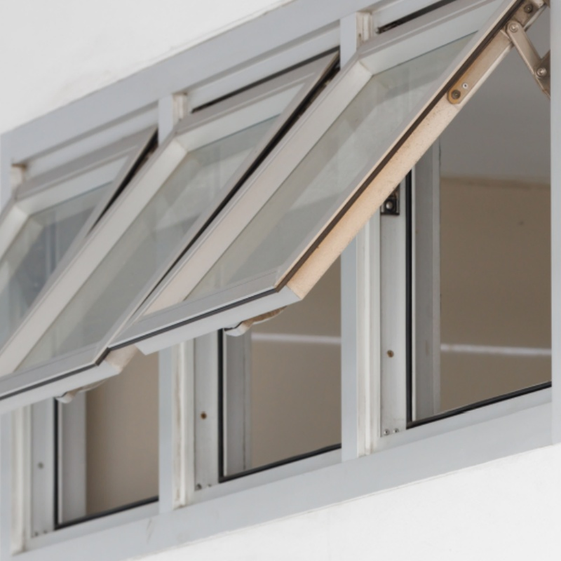 Modern Design Toilet Kitchen High Quality Aluminum Awning Glass Window