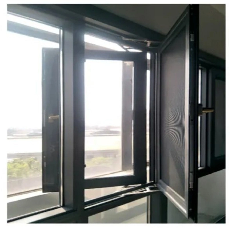 Casement Aluminum Window with Customized Double Glazing Tinted Glass Customized Design Double Tempered Glazing Customzied Color Hung Fixed Slding Types