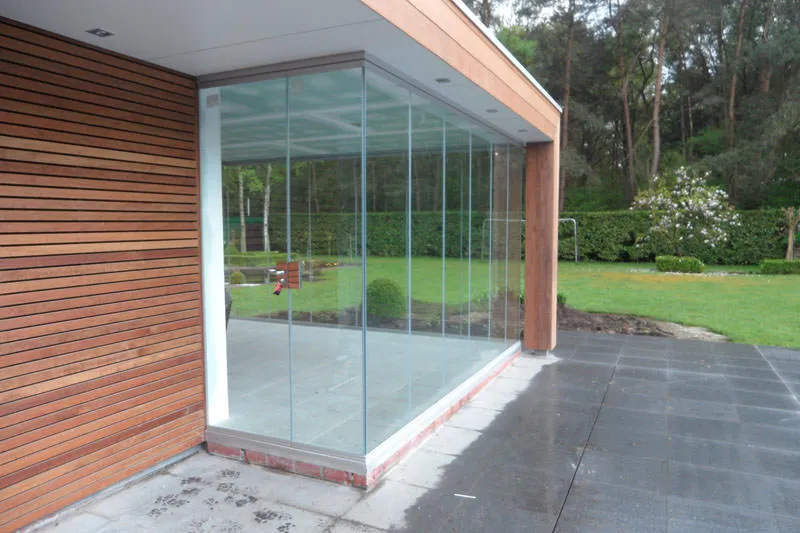 Frameless Bi-Fold Doors Frameless Glass Stacking Door
