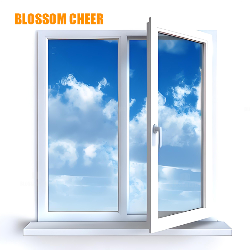 Premium Quality Modern House Soundproof UPVC Double Glazed Casement Glass Window