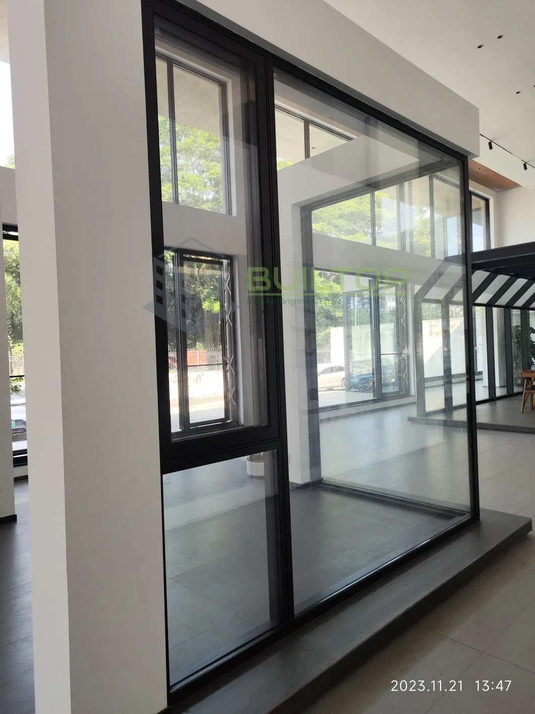 New Double Pane Aluminium Casement Picture Window with Large Fixed Glass Combination Windows Custom for Home