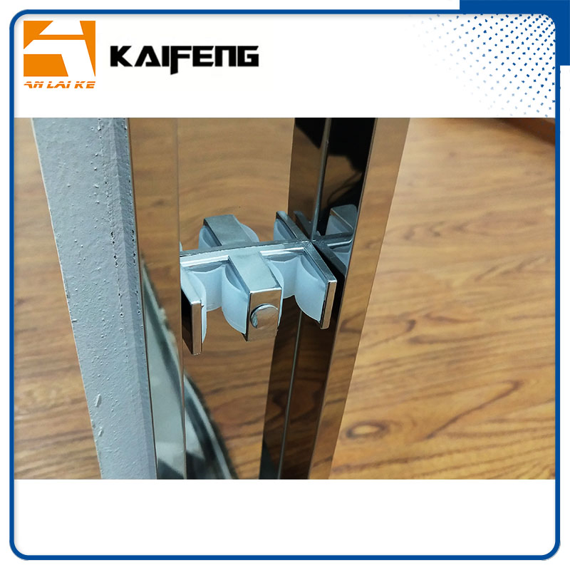 8mm Tempered Glass Sliding Bathroom Stainless Steel Shower Door (KF-2309D)