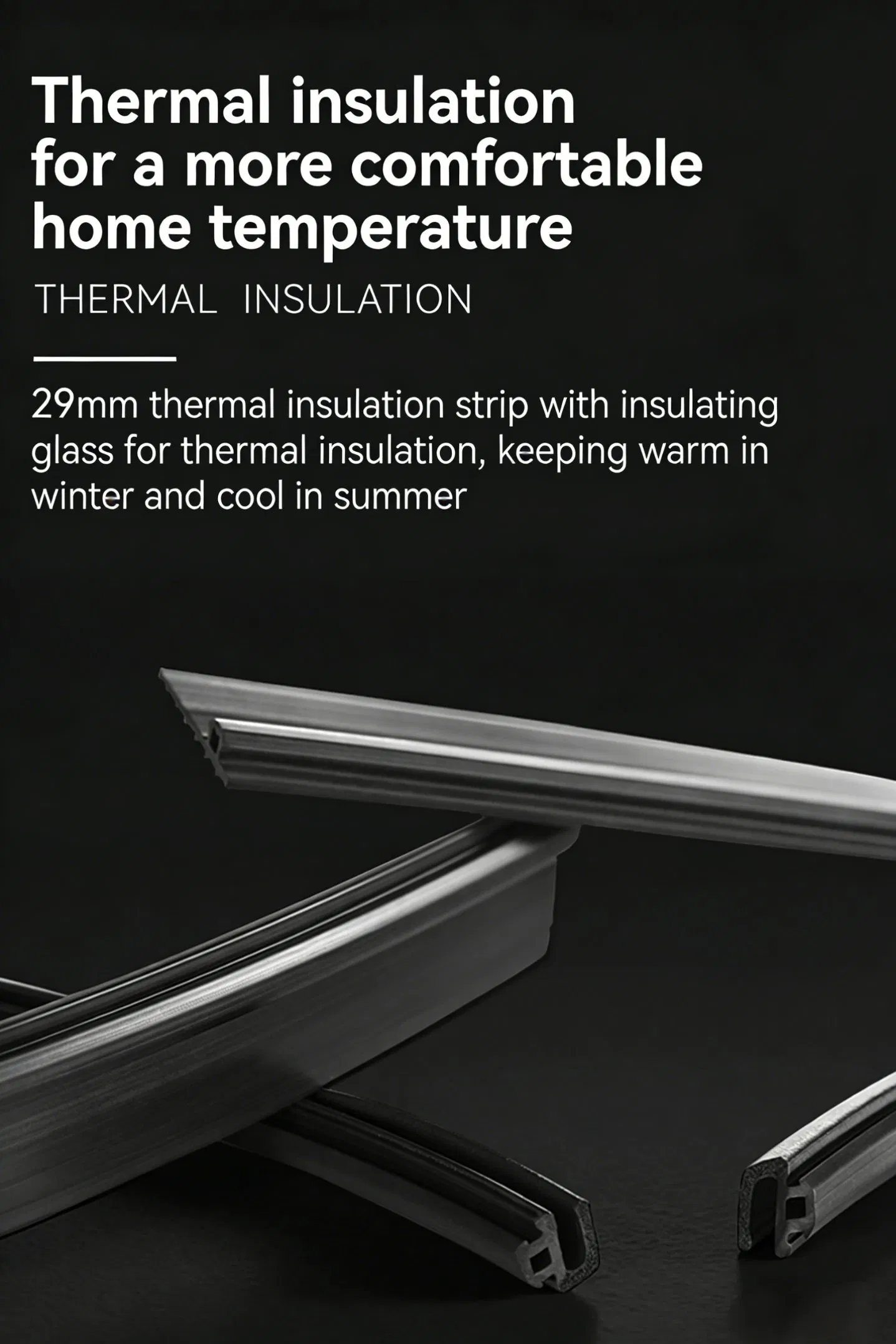 Custom Saipan Coast Design Thermal Insulated Aluminum Balcony Windows Soundproof Glass French Windows for Home