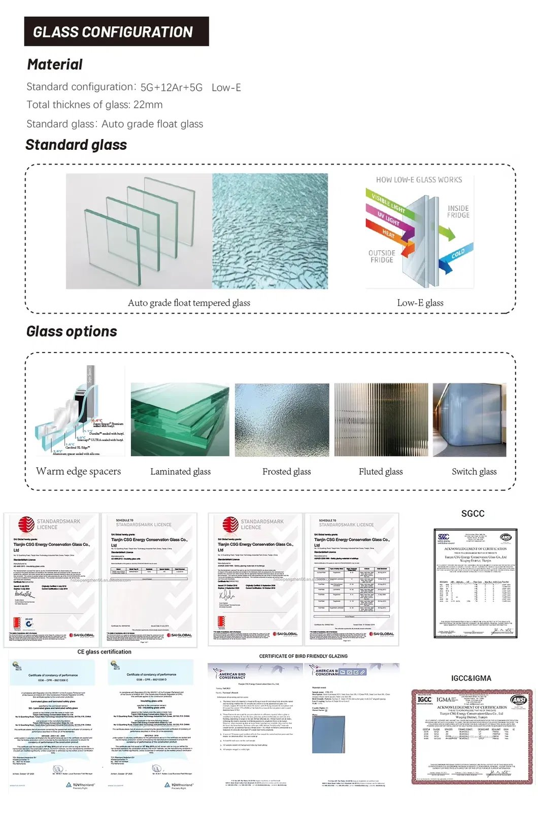 Customized Aluminum Glass Door