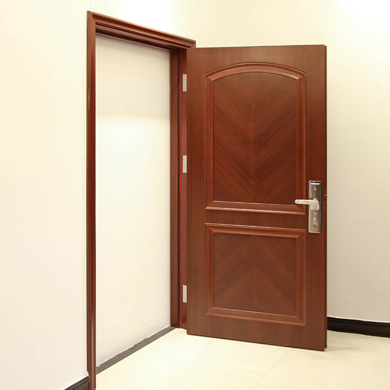 Fireproof Hotel HPL Laminated Fire Proof Guest Room Melamine Wooden Solid Timber Nature Veneer Fire Rated Flush Wood Doors