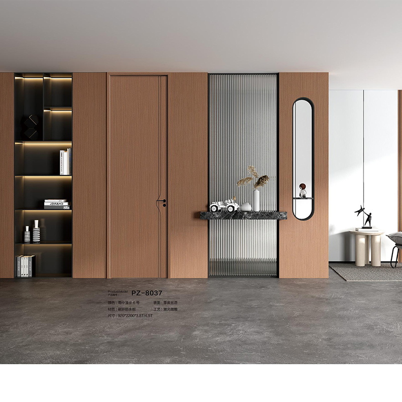 Premium Weiya Hotel 60-Minute Fireproof Wooden Doors for Interiors