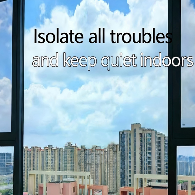 Custom High Quality Modern Design Aluminum Inward Sound Insulation Aluminum Window