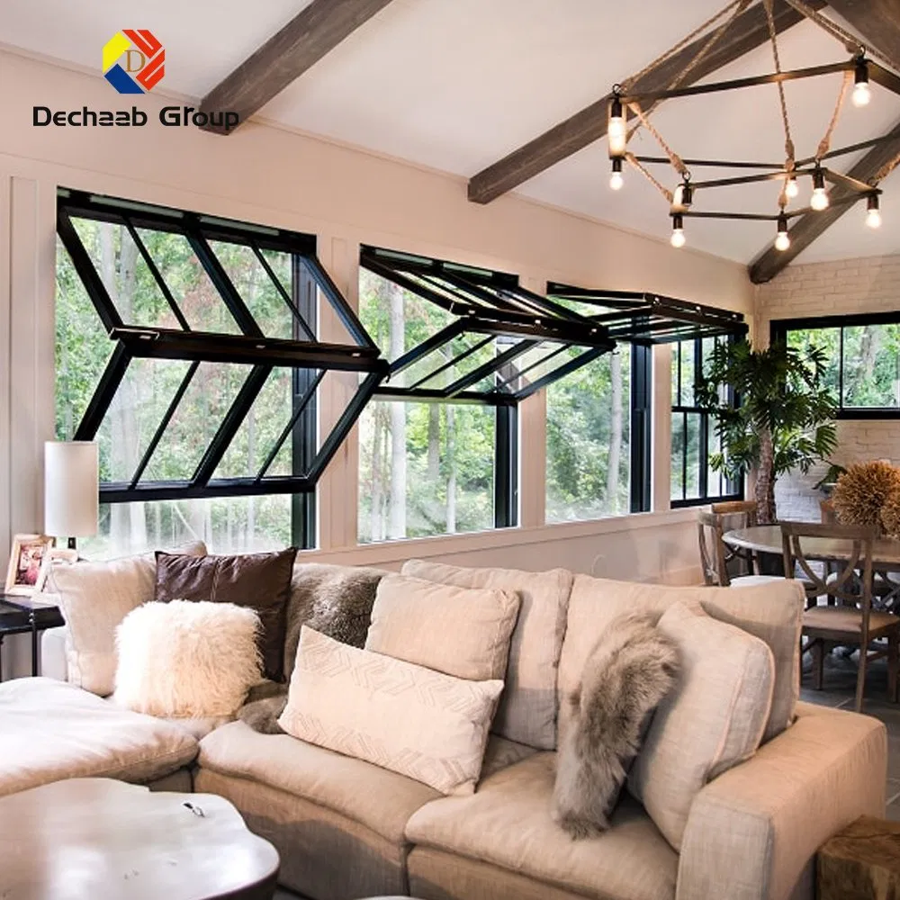 Foshan Factory Export House Use Double/Tinted Glass Hurricane Impact Windows Wholesale UPVC Aluminum Window