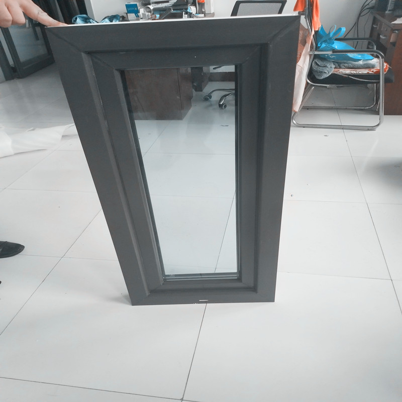 Energy Saving Two Color Co-Extrusion Single Hinge Pane UPVC Casement Window