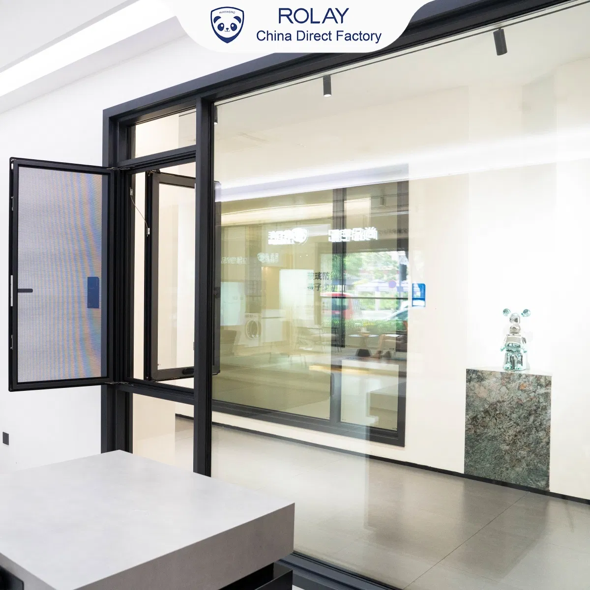 Rolay/Direct Source Aluminum Window Casement Window Children Safety Customized Double Glazed Durable Thermal Break Aluminium Window