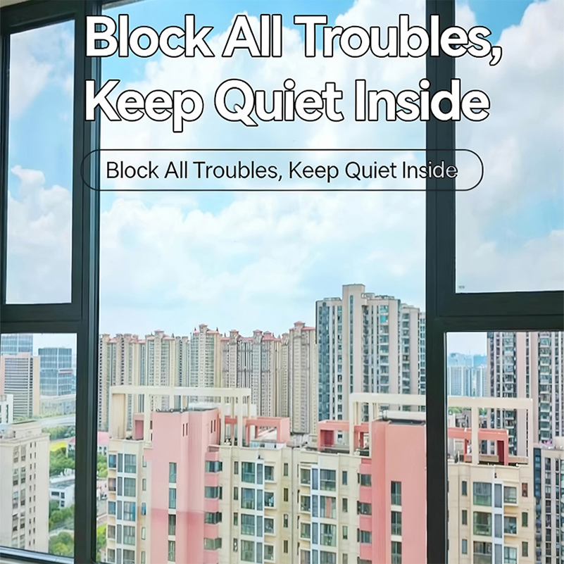 Custom High Quality Modern Design Aluminum Inward Sound Insulation Aluminum Window