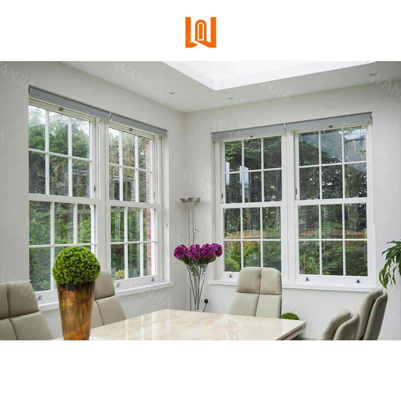 Modern Design Plastic PVC Window Vertical Sliding UPVC Glass Window