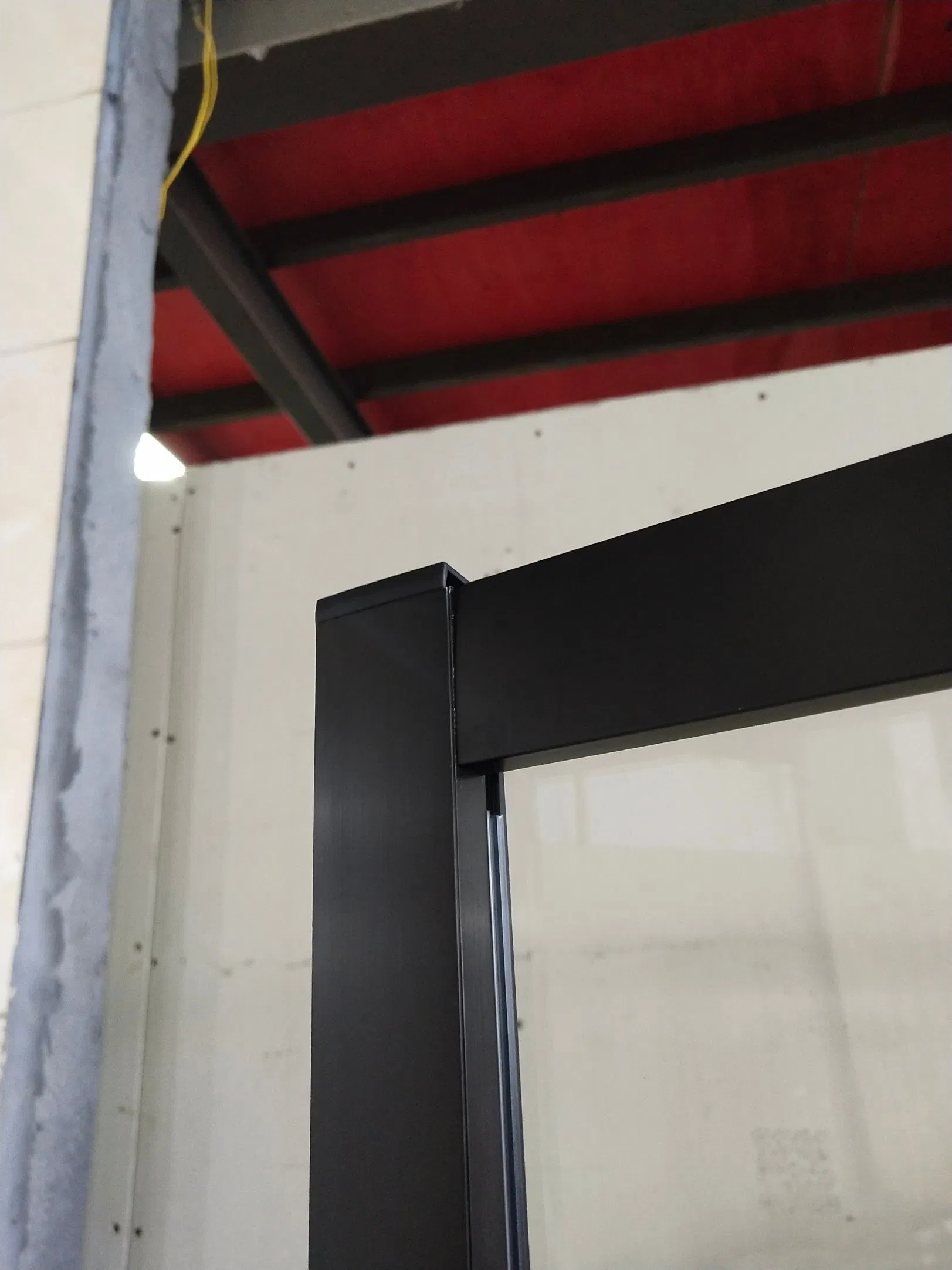 Matt Black Aluminum Shower Room Shower Enclosure with Return Panel Shower Cabin Tempered Glass Door