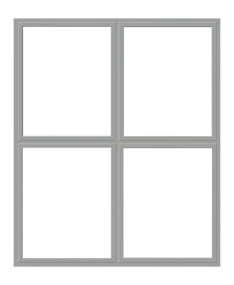 Heat Insulated Fireproof Metal Glass Windows Heatproof Fixed Steel Glazed Windows