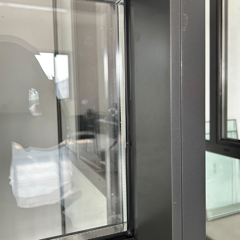 High Performance Aluminum Double Glass Heat Insulation Sliding Casement Window for Villas and Houses