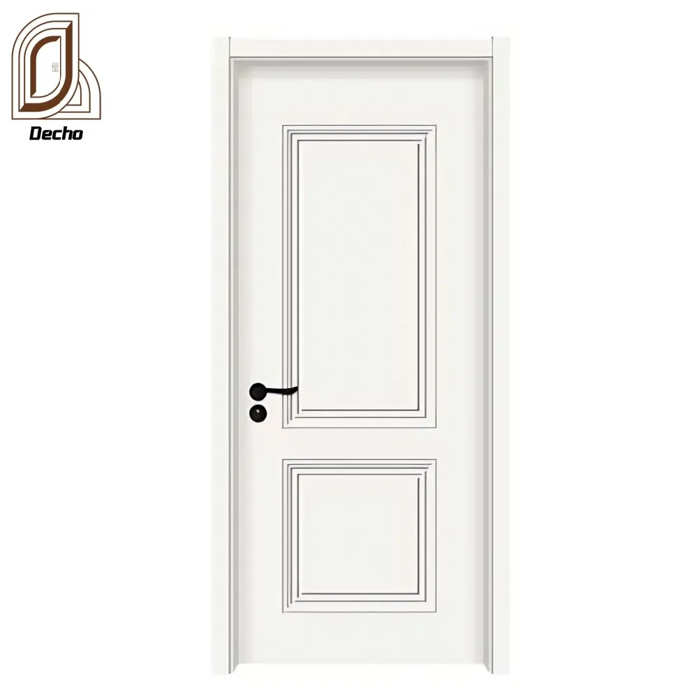 New Custom Made Cheap Hardwood Exterior External Wooden French Doors and Frame