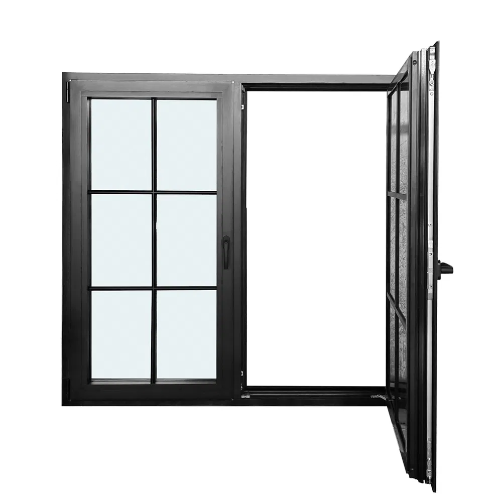Penjoy Aluminium Tilt and Turn Window Double Glazed Window Insulation Glass