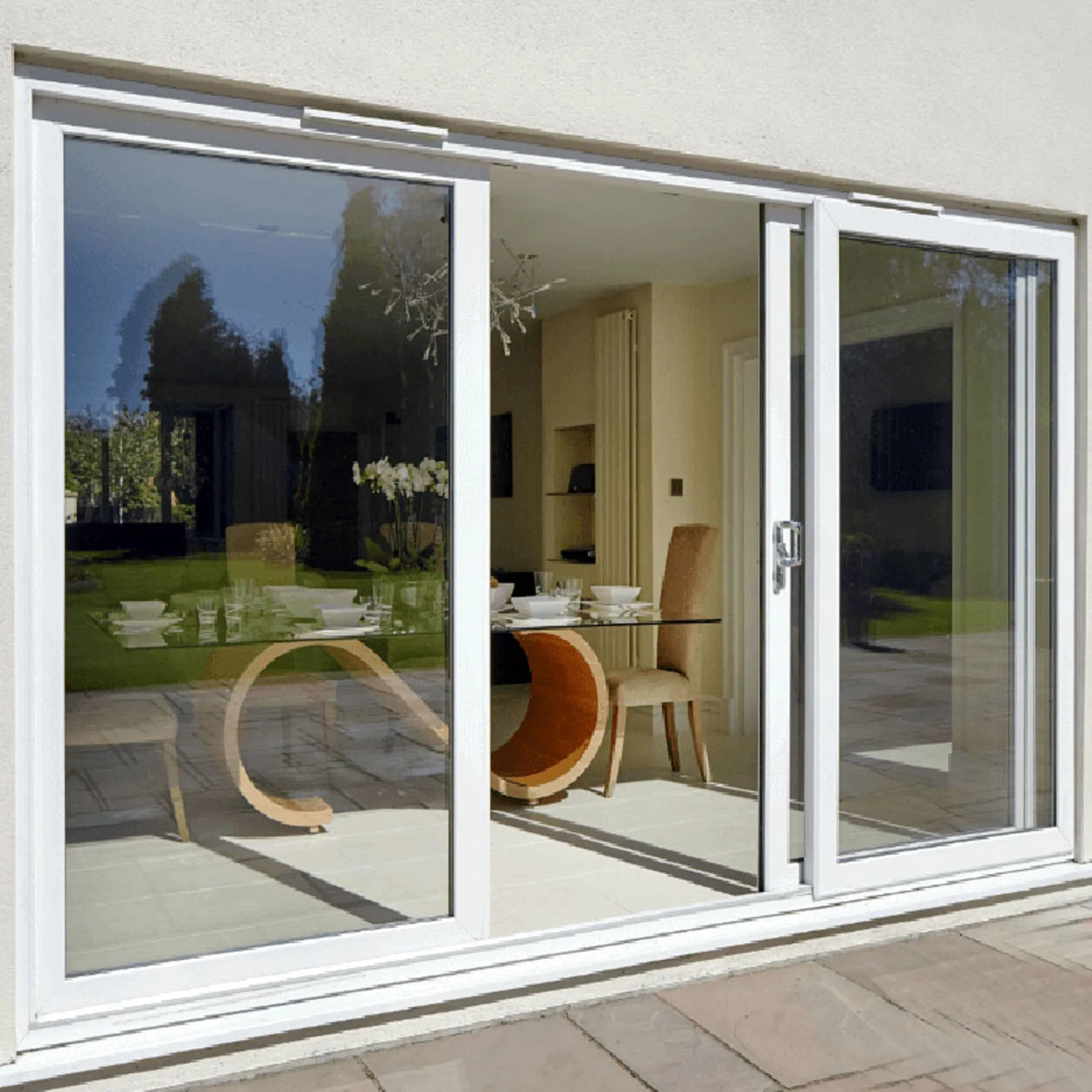 PA Most Popular Aluminum Cheap House Fixed Glass Aluminium Profile Sliding Window