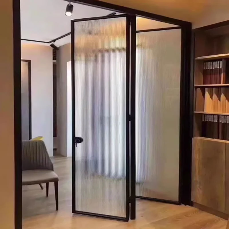 Exterior Bi-Fold Glass Door Slim Frame Aluminum Panels for Minimalist Architectural Projects