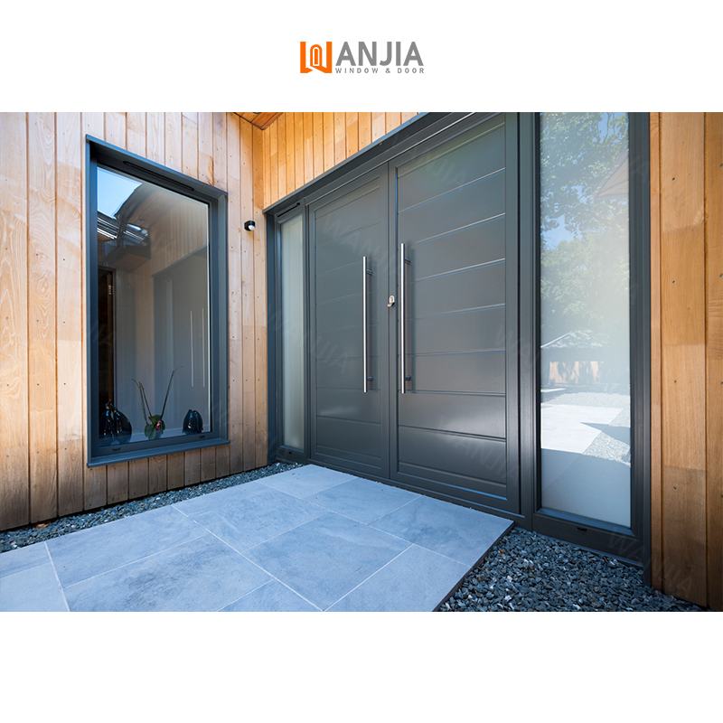 Premium Soundproof Aluminum Entry Door for Commercial Spaces