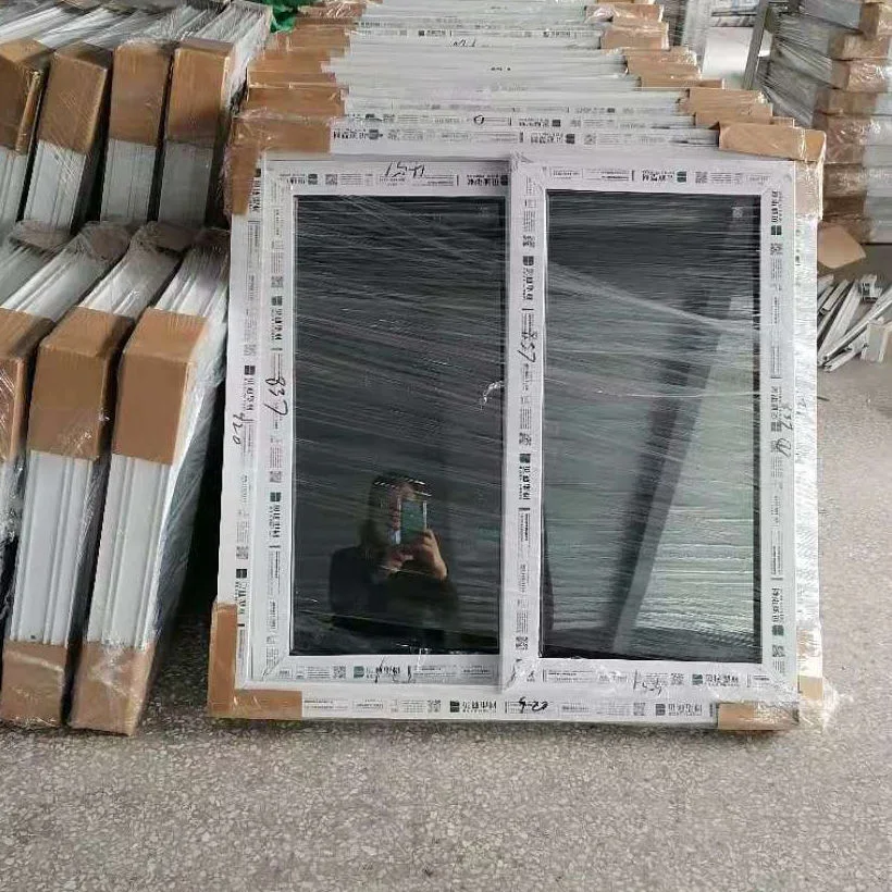 Factory Direct Sale UPVC PVC Sliding Windows with Hurricane Impact Glass for Bahamas