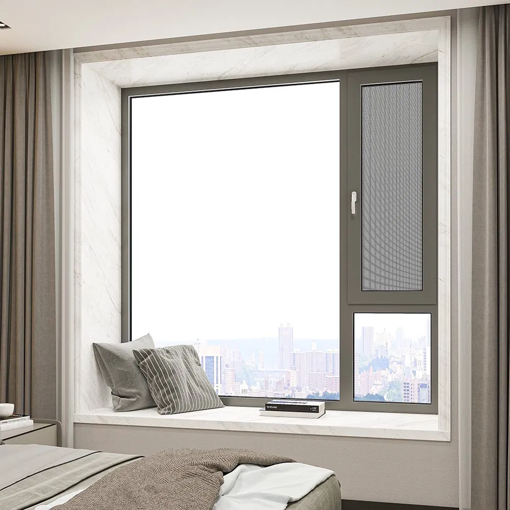 High-Quality Modern/Chinese/European/Art Style Inward Opening Aluminum Metal Sliding Window