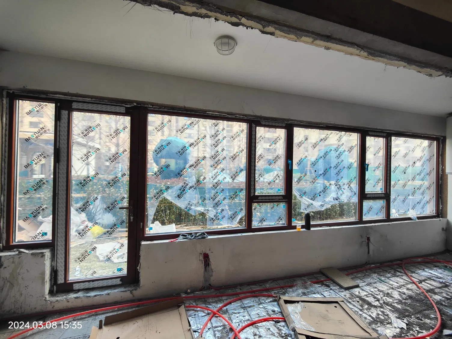 China Supply Home Casement Window Opening Casement Aluminum Alloy Fixed Window for Skylights