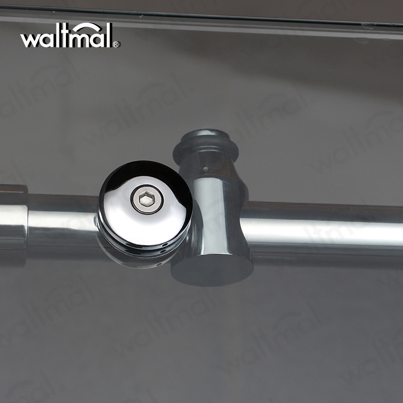 with Side Panel Return Panel Double Glass Sliding Shower Door