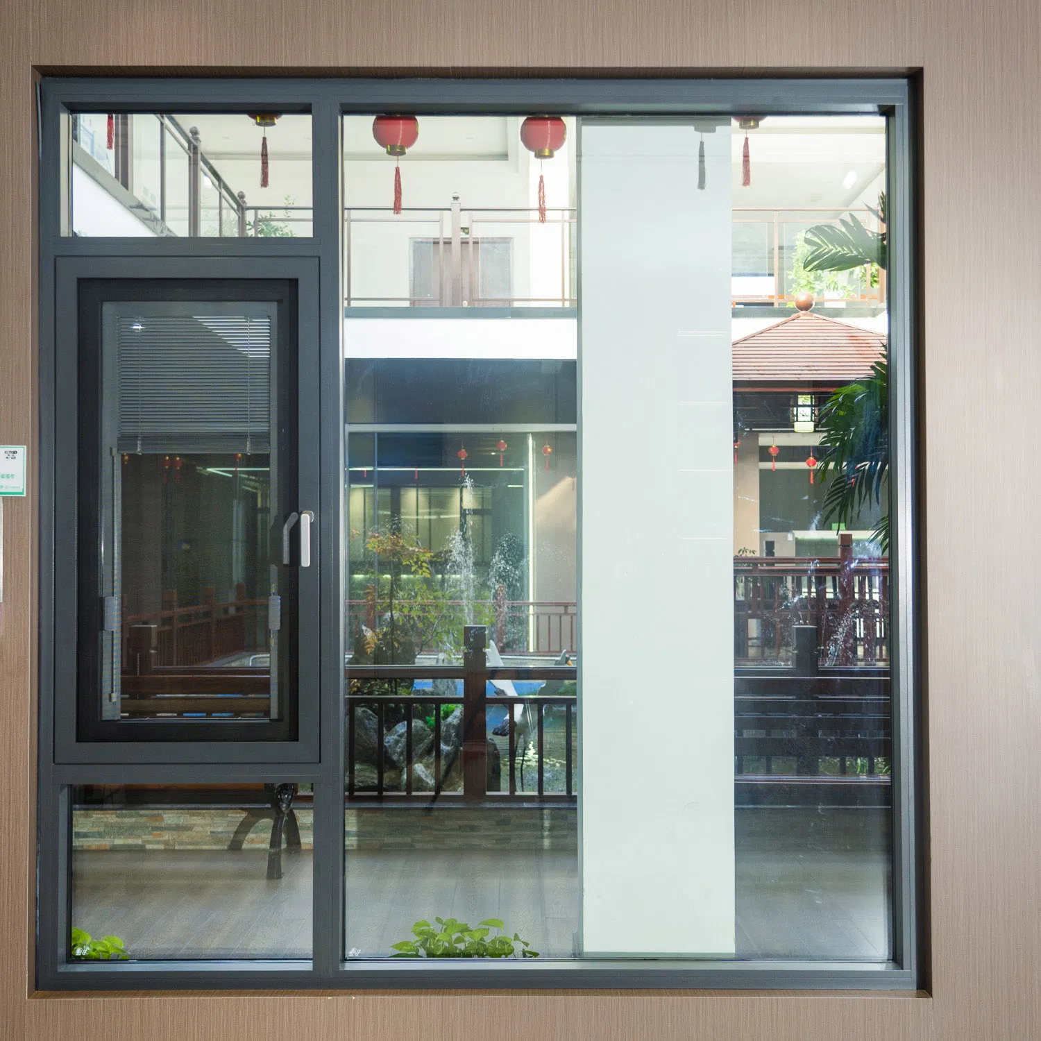 Premium Aluminium Casement Window with Enhanced Security Features