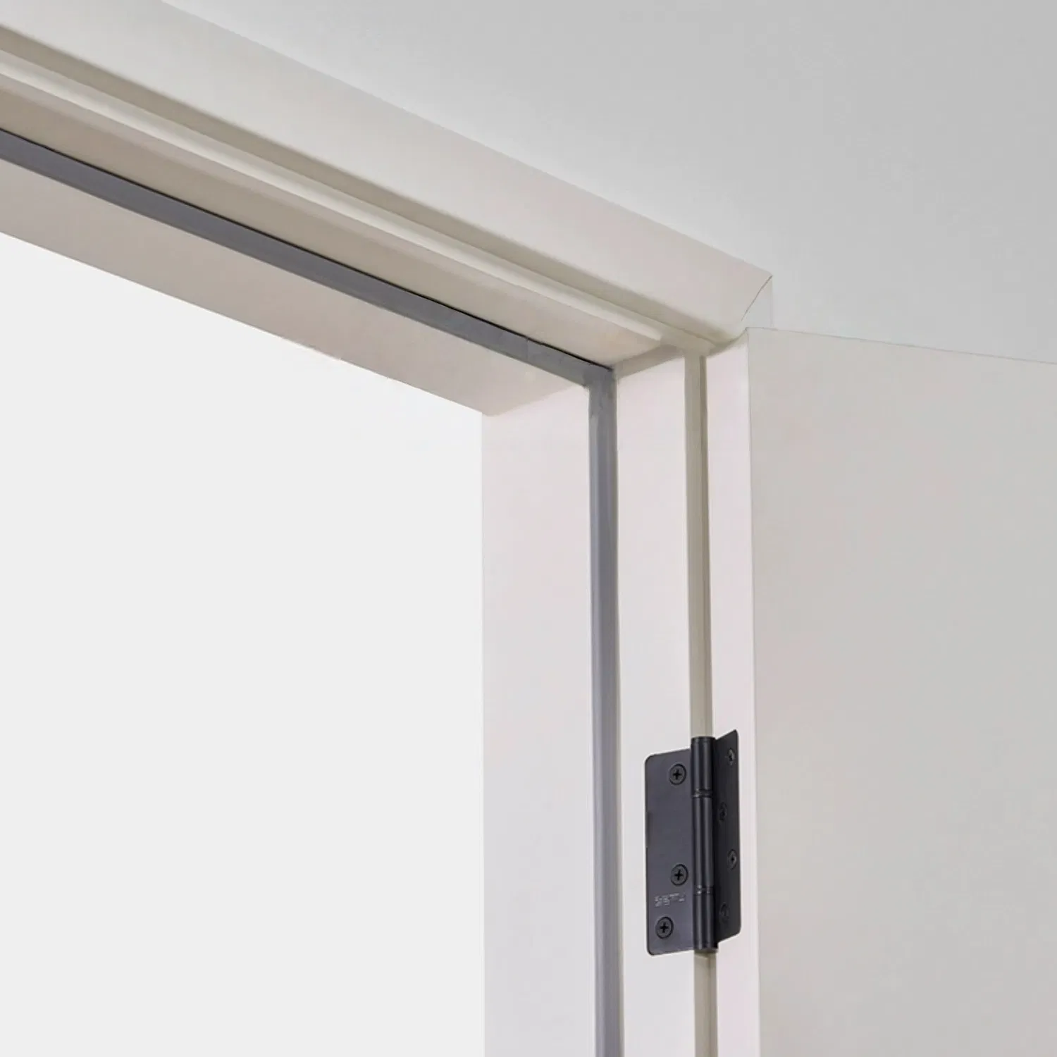 White Plain Bedroom Prehung Panel Interior Wood PVC Wpcwooden Hotel Primed Shaker Internal Hollow Core HDF Door for Home Hospital Villa Office Room Puertas Para