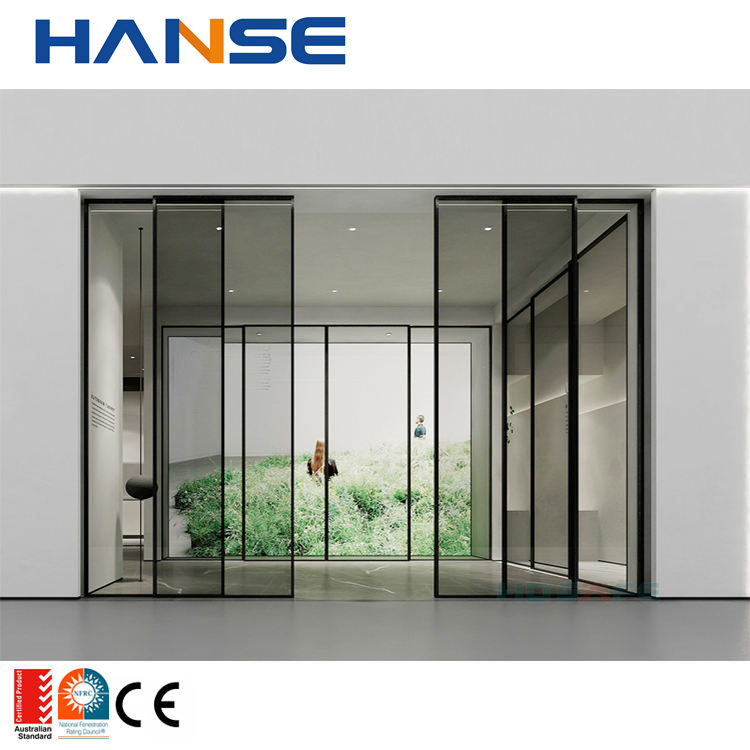 Aluminum Wood Grain Folding Door Bi-Fold Aluminum Doors Aluminum Folding Sliding Door with Australia Standard Sizes
