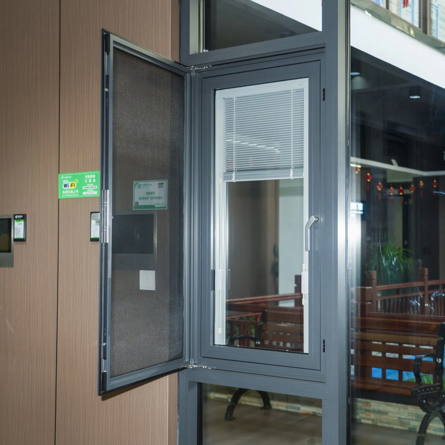 Premium Aluminium Casement Window with Enhanced Security Features