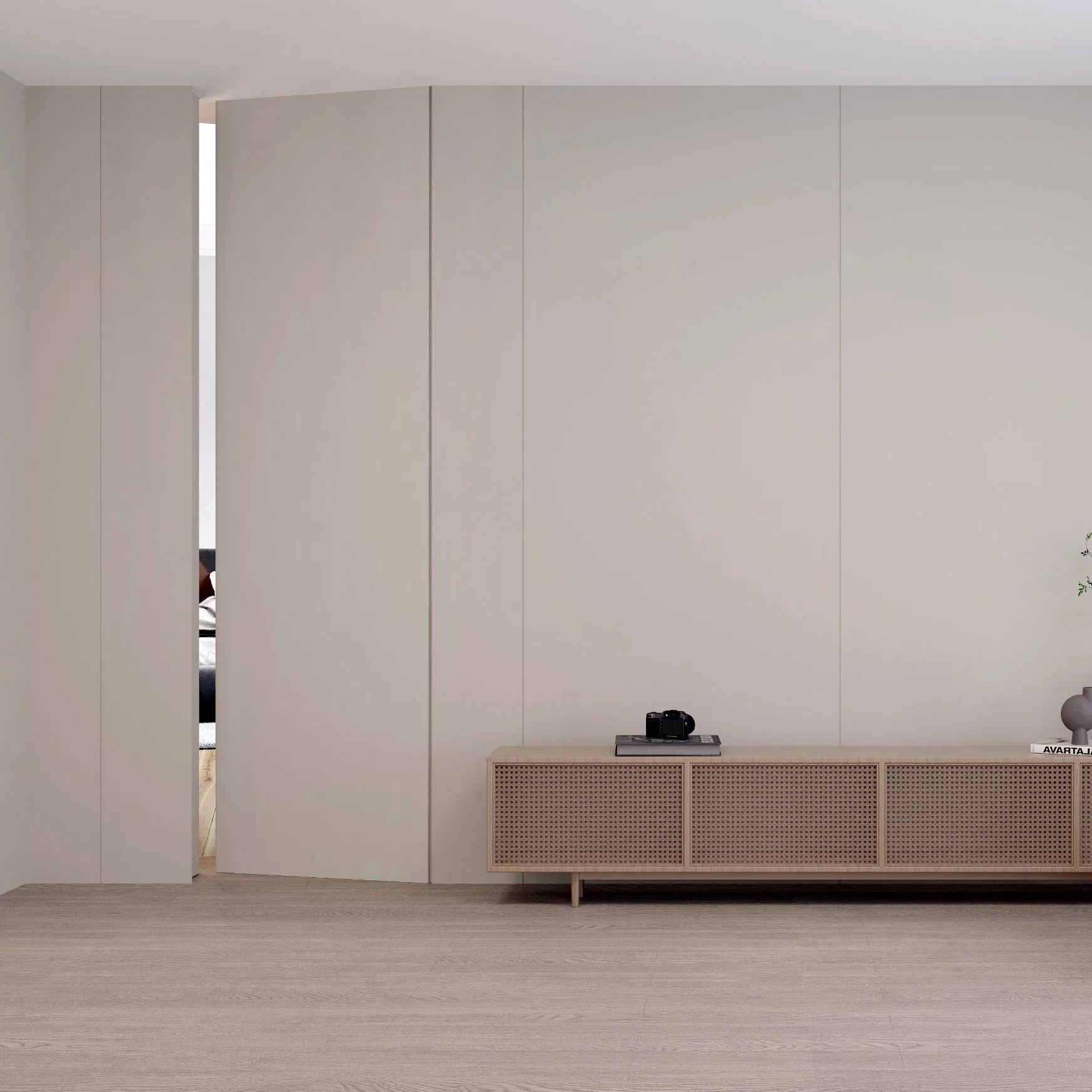 Painting Door with Glass Panels Puerta Pintada Con Panel De Vidrio